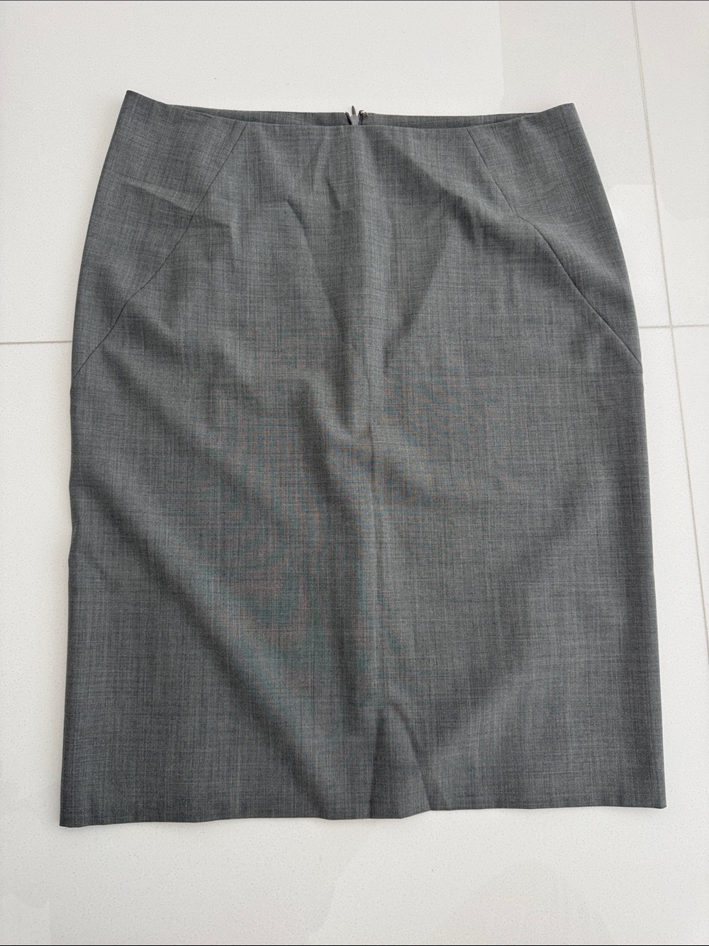 Theory Gray Pencil Skirt in Charcoal